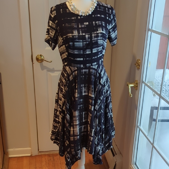 Anthropologie Dresses & Skirts - Corey Lynn Calter Black and White Asymmetrical Dress